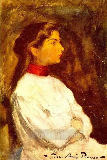 Portrait Lola3 1899 Pablo Picasso Oil Paintings